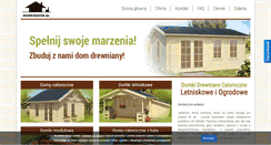 Desktop Screenshot of domkibanie.pl